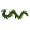 6ft. Pre-Lit Artificial Real Touch Norfolk Island Pine Garland with 35 Warm White LED Lights and Natural Look